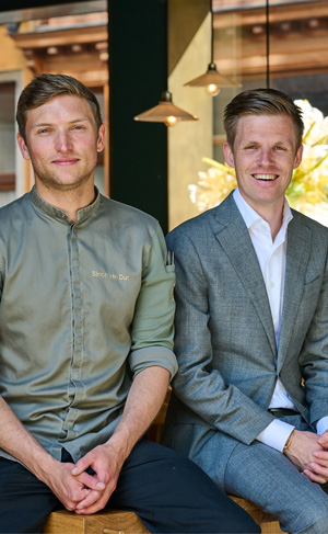 Jonas Kellens en chef Simon Van Dun